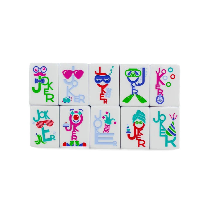 THE PLAY SERIES | PETITE | Mahjong with Something to Say | Ocean Blue