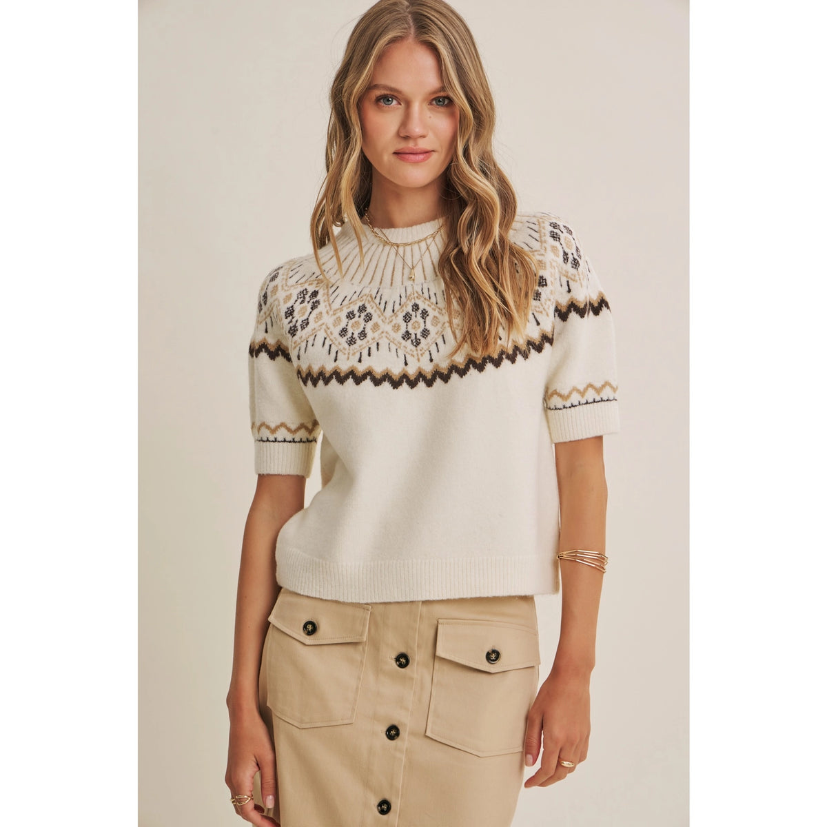 Fireside Stories Exclusive Nordic Inpisred Brushed Sweater