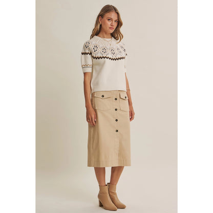 Fireside Stories Exclusive Nordic Inpisred Brushed Sweater