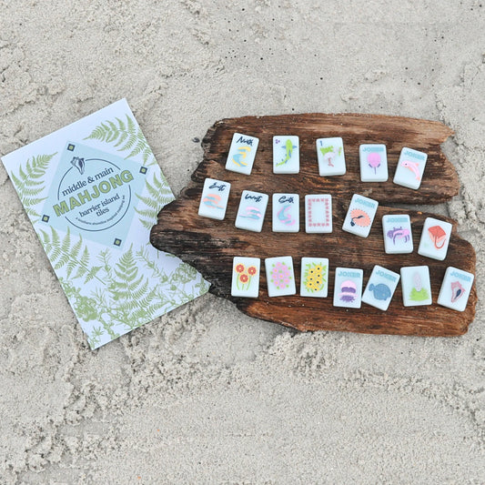 Barrier Island Tiles- A Southern Shoreline Inspired Mahjong Set