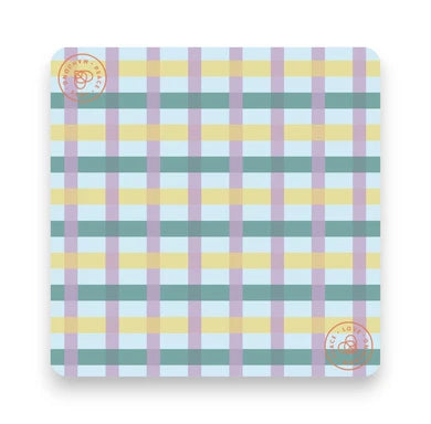 PLM Mahjong Mat- Mad Plaid Garden Party