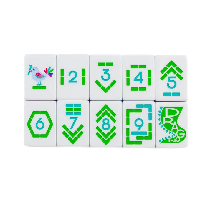 THE PLAY SERIES | PETITE | Mahjong with Something to Say | Ocean Blue