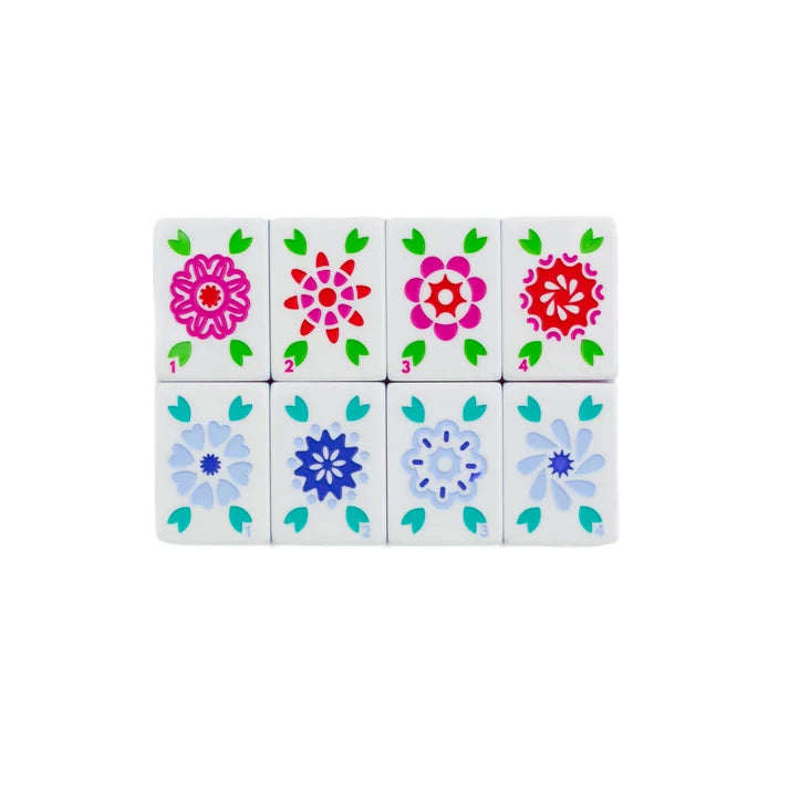 THE PLAY SERIES | PETITE | Mahjong with Something to Say | Ocean Blue