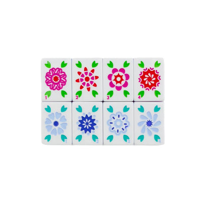 THE PLAY SERIES | PETITE | Mahjong with Something to Say | Ocean Blue
