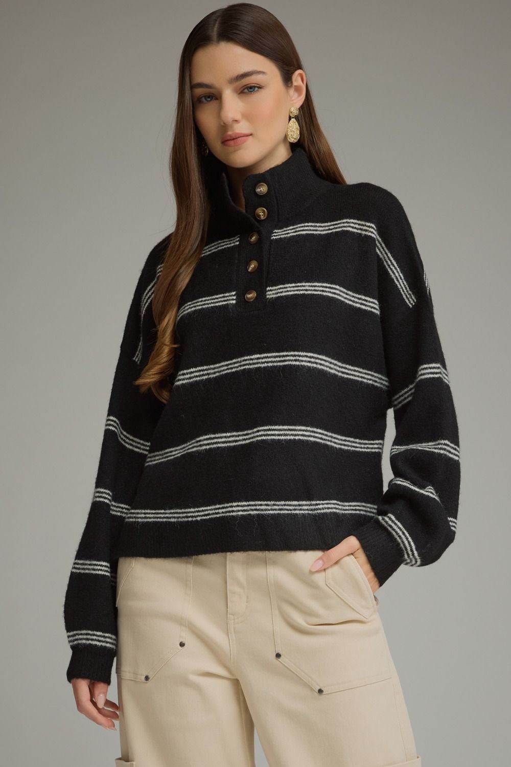 Stripe Long Sleeve Top