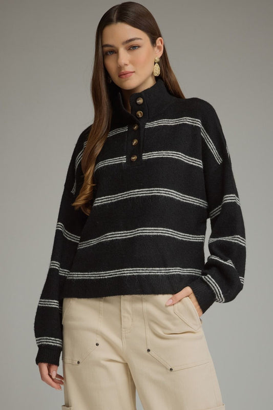 Stripe Long Sleeve Top